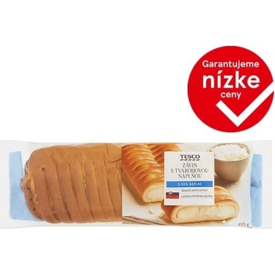 Tesco Závin s tvarohovou náplňou 400 g