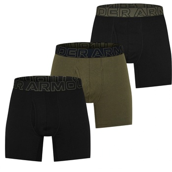 Image 1 of Under Armour Мъжки боксерки Under Armour Logo Boxers 3-Pack Mens - Blk/Blk/Grn