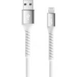 Leki Кабел Leki bycph Pro от USB към Lightning, 2m, Бял (9-51)