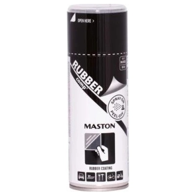 MasRUBBERcomp sprej Čierny pololesklý 400ml
