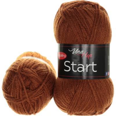Vlna Hep Start 41054 rezavě hnědá