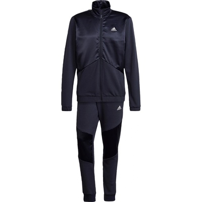 adidas Мъжки анцуг Adidas Satin French Terry Tracksuit Mens - Legend Ink