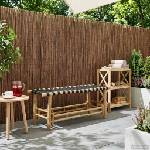 vidaXL Градинска пейка 110 x 38 x 40 см Бамбук Естествен Правоъгълна (42028074)