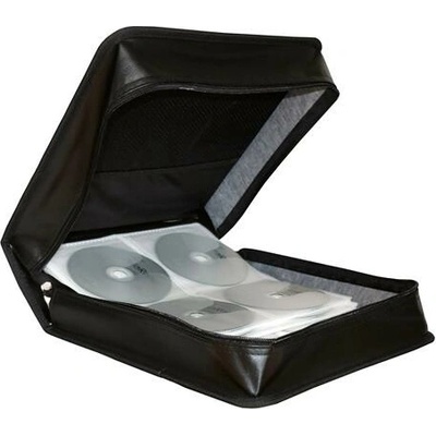 MEDIARANGE na 300 CD/DVD, zapínacie, čierne BOX94