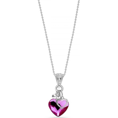 Spark růžový se Swarovski Elements Bliss NCMIX2808F Fuchsia