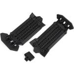 Traxxas Скидплейт Траксас Skid plate, front (1), rear (1)/ rubber impact cushion (1) TRX7844 (TRX7844)