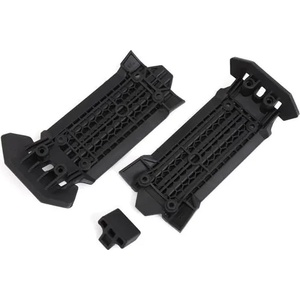 Traxxas Скидплейт Траксас Skid plate, front (1), rear (1)/ rubber impact cushion (1) TRX7844 (TRX7844)