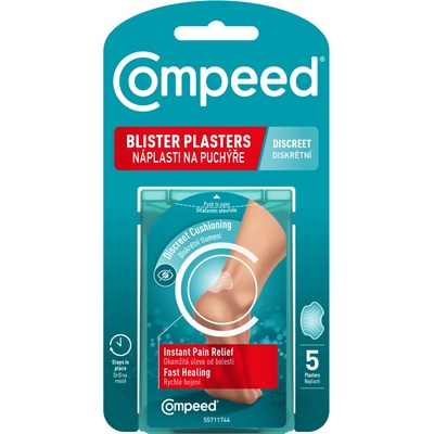 COMPEED Náplasti na pľuzgiere Diskrétne 5 ks