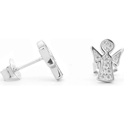 Šperk Holíč Kamienkové náušnice v tvare anjela TM59_1