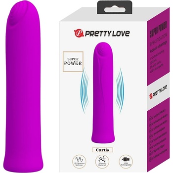 Мини вибратор, супер мощен, 10, 3см. - Pretty Love Curtis Purple (DEBRA01605)