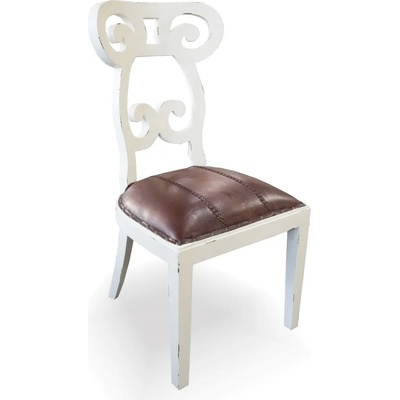 EX Home Стол EX Home модел Magnolia, Бял, Махагон масив