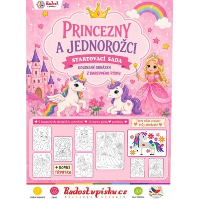 Radost v pisku Radost v písku Startovací sada Princezny a jednorožci – Zboží Dáma