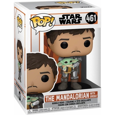 Funko Pop! 461 Star Wars The Mandalorian The Mandalorian With Grogu