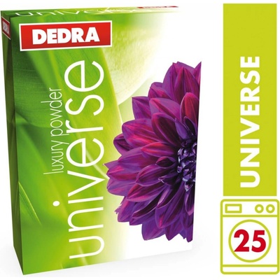 Dedra Universe univerzální prací prášek na bílé i barevné koncentrovaný 1,25 kg