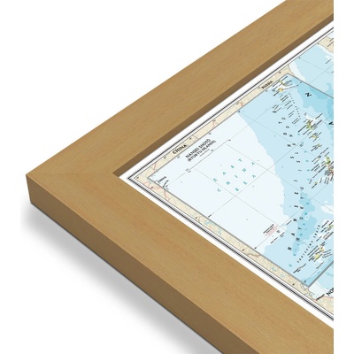 National Geographic Japonsko - nástěnná mapa Classic 63 x 73 cm Varianta: mapa v dřevěném rámu, Provedení: Pegi jádro ořechu