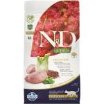 Farmina N&D Quinoa Digestion Lamb - с киноа за котки над една година, с високо смилаема формула за здравето на стомаха с агнешко, копър и мента