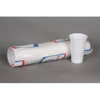 Пластмасова чаша, 3 dl, 50 бр. , бяла 1020013550 (1020013550)