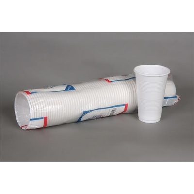 Пластмасова чаша, 3 dl, 50 бр. , бяла 1020013550 (1020013550)