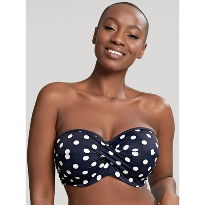 Panache dámský vrchní díl plavek Anya Riva Spot Bandeau SW1453 navy vanilla – Sleviste.cz