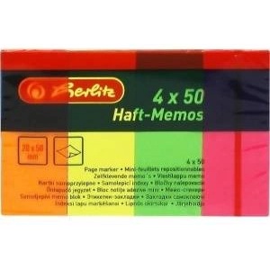 Herlitz Indexing Notes SP 4x50K neon