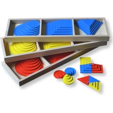 Montessori vrstvené tvary