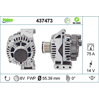 Alternátor VALEO 437473