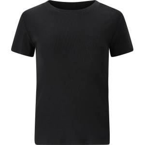 ATHLECIA Дамска тениска ATHLECIA Women's Lenga Rib S/S Tee T-shirt - Black - размер 38 (EU) (916-5469-0113)