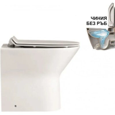 Inter Ceramic Стенна тоалетна чиния icc 5043 (5043)