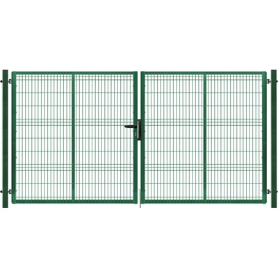 Brána výplň svařovaný panel 3D, výška 175x400 cm FAB zelená