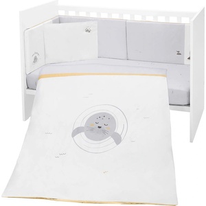 KikkaBoo Бебешки спален комплект 6 части 60/120 Seally Me (41101060135) - salemax