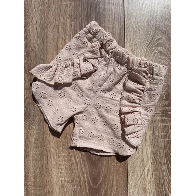 Male Cuda Prolamované šortky pudrové hnědá