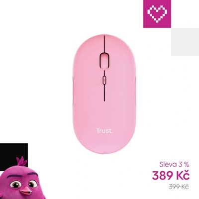 Trust Puck Rechargeable Bluetooth Wireless Mouse 24125