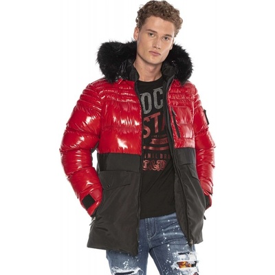 Cipo & Baxx pánska bunda CM166 RED