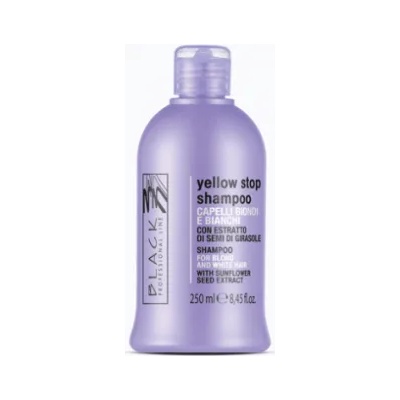 Black Professional Line Yellow Stop Shampoo - Шампоан против жълти оттенъци на побеляла и изсветлена коса 250мл