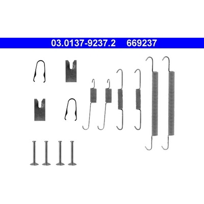ATE Sada prislusenstvi, brzdove celisti 03.0137-9237.2