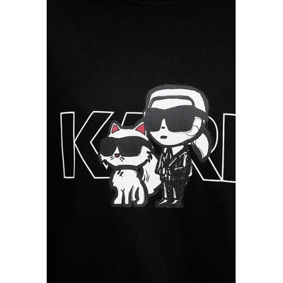 Karl Lagerfeld Памучна тениска Karl Lagerfeld IKON (A3W17084)
