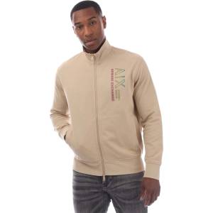 Giorgio Armani Блуза Armani Exchange Full-Zip Sweatshirt - Beige