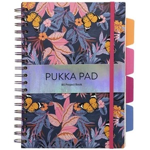 Pukka Pad Спирална тетрадка, B5, с правила, 100 страници, PUKKA PAD "Project Book Bloom", смесен модел 9494-BLM(ASST) (9494-BLM(ASST))