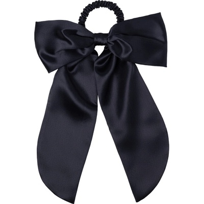 SLIP Silk Hair Bow Black
