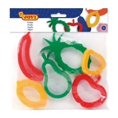 JOVI - Комплект формички за пластилин - Плодове - 6 броя (J7/F)