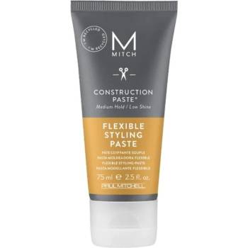 Mitch by Paul Mitchell Styling Construction без парабени паста за оформяне на коса за стилизиране гъвкава фиксация за коса 75 ml