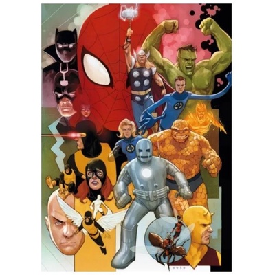 Clementoni - Puzzle Marvel Heroes 80 - 1 000 piese