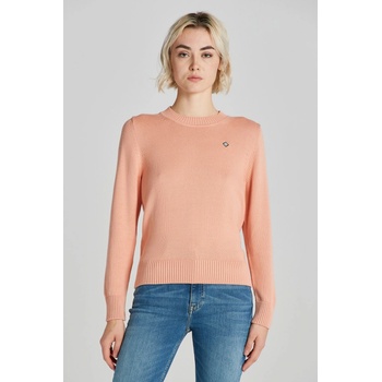 Gant sveter ICON G COTTON C-NECK oranžová