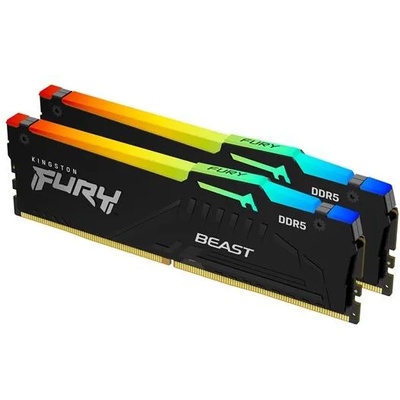 Kingston FURY Beast RGB 64GB (2x32GB) DDR5 4800MHz KF548C38BBAK2-64
