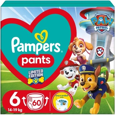 Pampers Гащички Pampers Pants Paw Patrol 6 (14-19 кг. ) - 60 броя