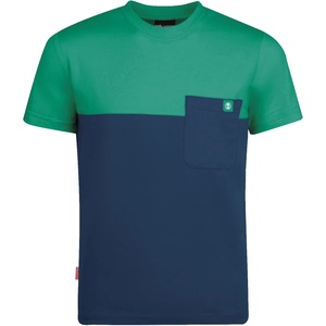 TROLLKIDS Детска тениска Trollkids Kid's Bergen T T-shirt - Navy / Pepper Green - размер 140 (EU) (704-1801-0717)