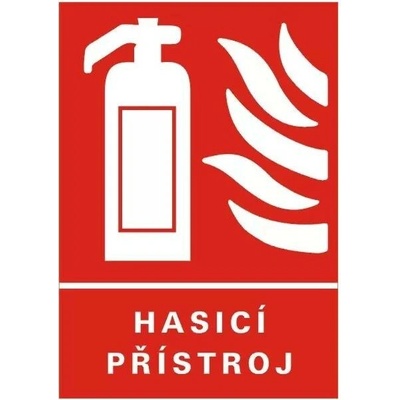 Tabulka bezpečnostní - Hasící přístroj 12517