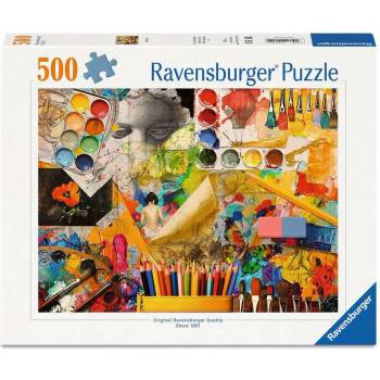 Ravensburger Пъзел Ravensburger от 500 части - Арт студио (12001845)