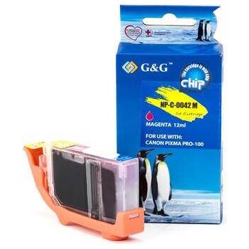 Compatible Глава за CANON PIXMA PRO 100 - Magenta - CLI-42M - 6386B001 - G&G (NC-C-0042M)
