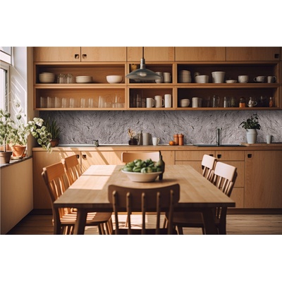 DIMEX ART Фототапет за кухня - рустик тъмна мазилка 420 x 60 см